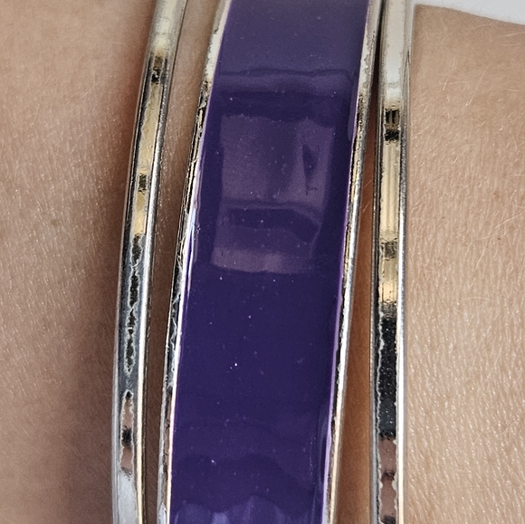 Set of Three Bangle Braclets - Picture 5 of 9